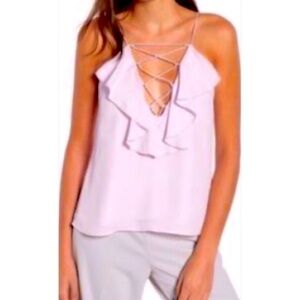 Lavender colored tank top blouse. size S. from WAYF